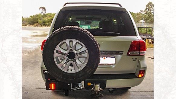 Outback Accessories Single Wheel Carrier - Suits 200 Series