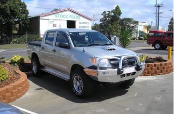 Picture of Polished Alloy Allbar to suit 2005 Toyota Hilux Dual cab